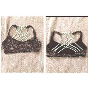 RARE Lululemon Free To Be Wild Bra - Rocky Road!